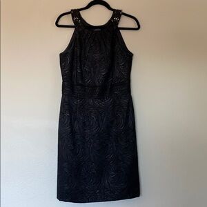 Tahari dress Sz 8 eight women’s black evening tank beaded